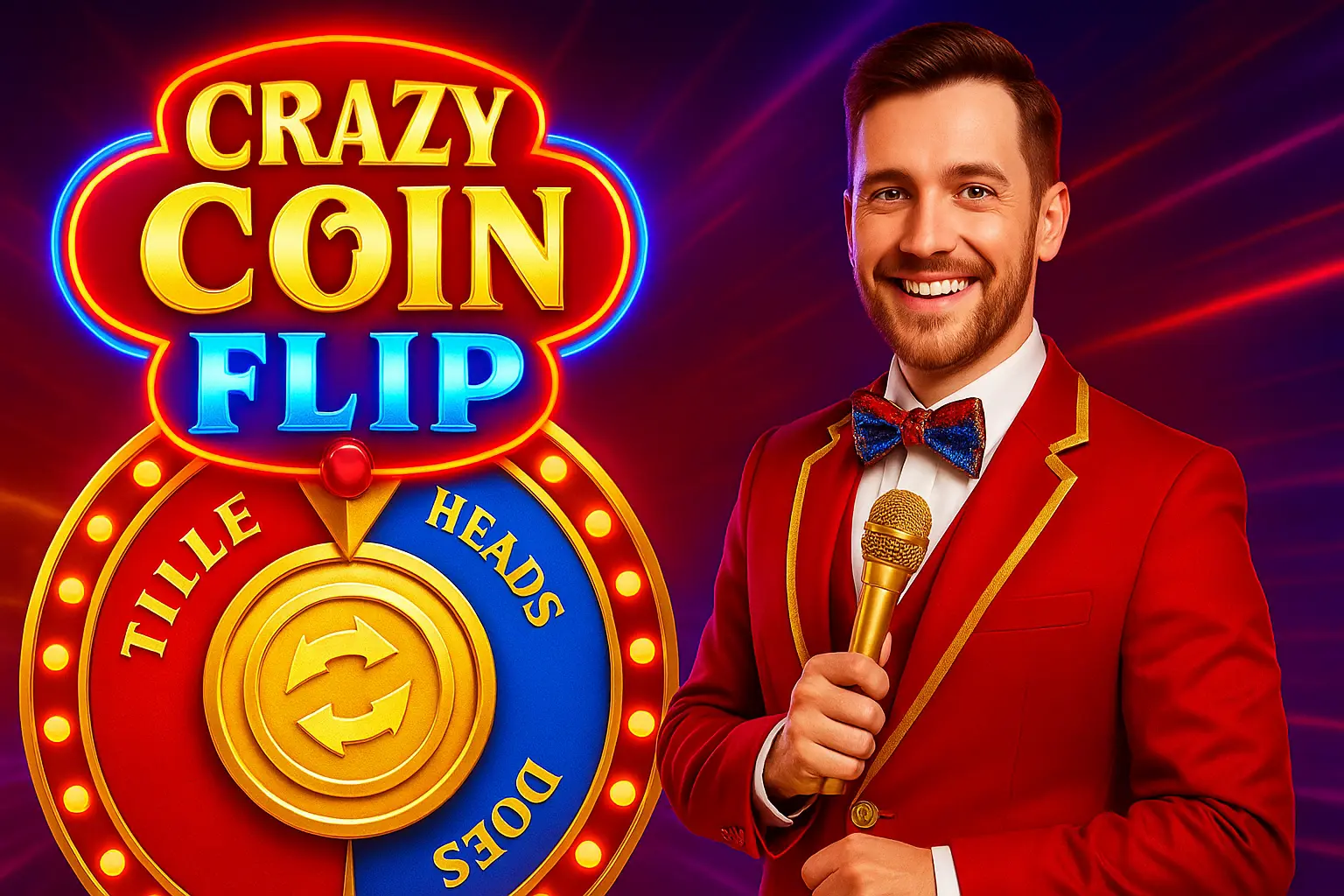 Crazy Coin Flip Juego en Vivo