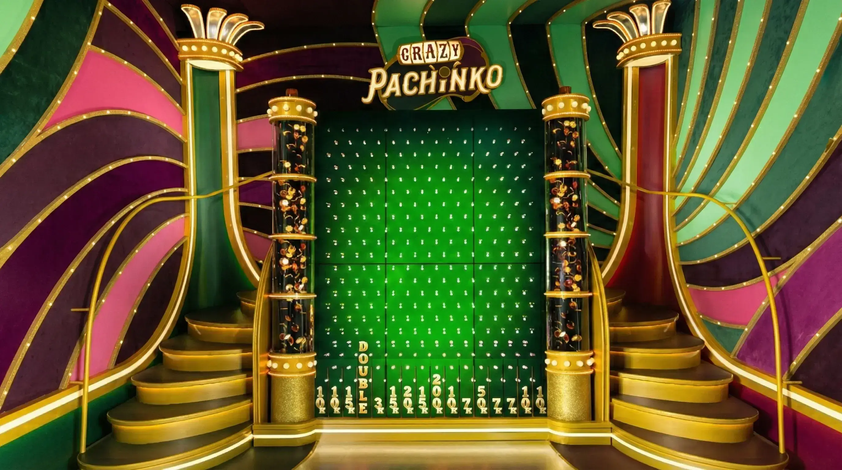 Pachinko bonus round en Crazy Time
