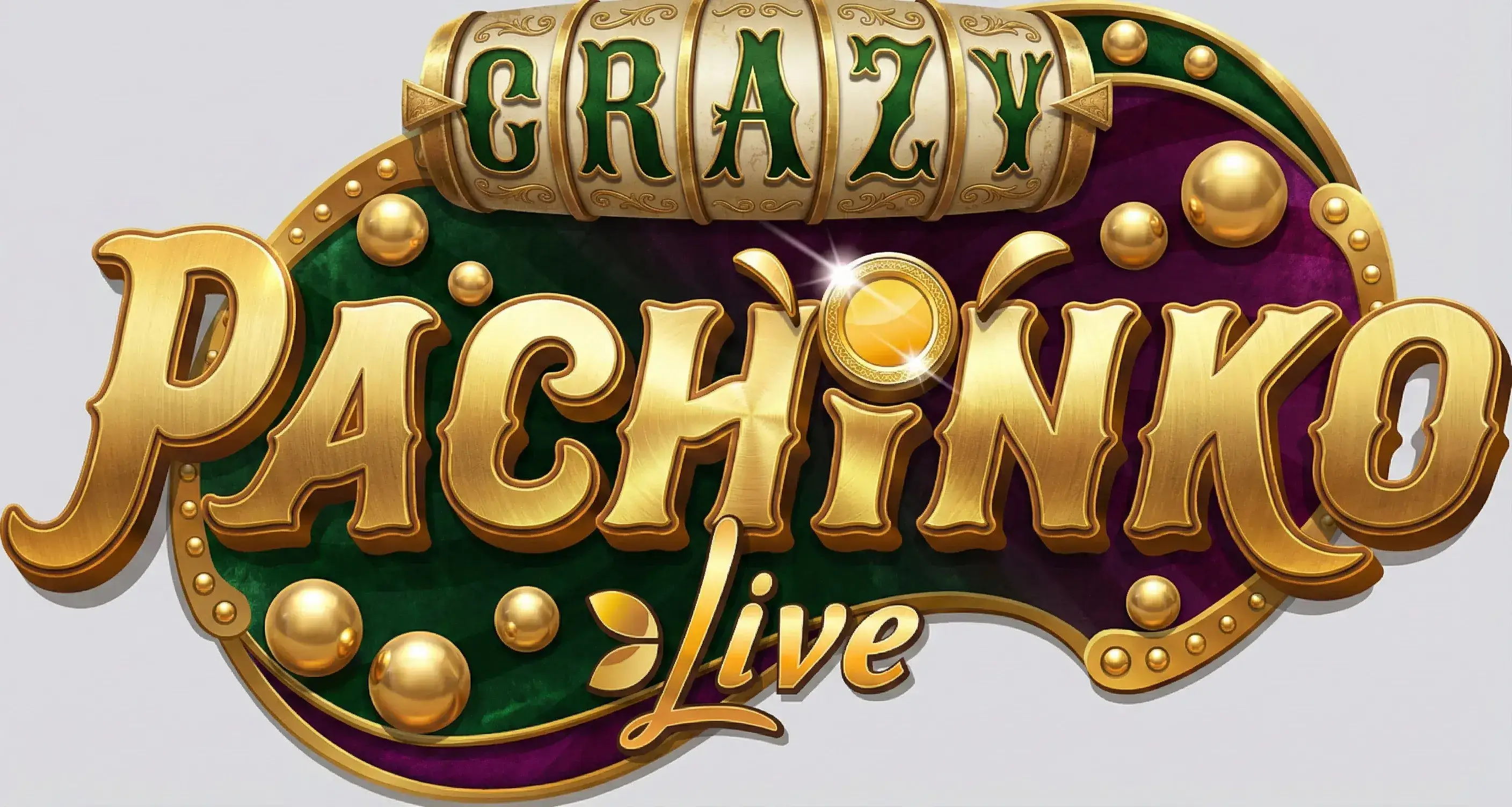Logo de Pachinko Crazy Time - muro con zonas DOUBLE y multiplicadores