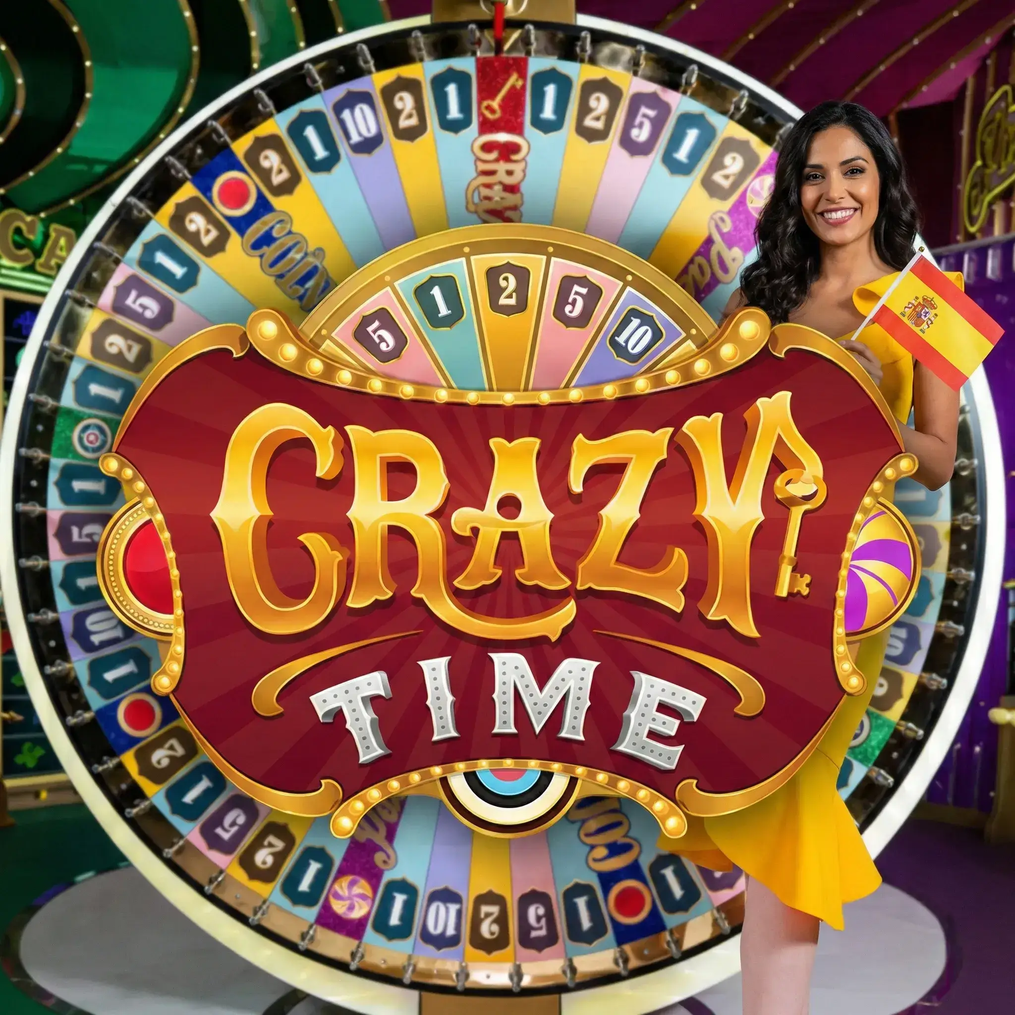 Crazy Time España - Coin Flip es el bonus más frecuente